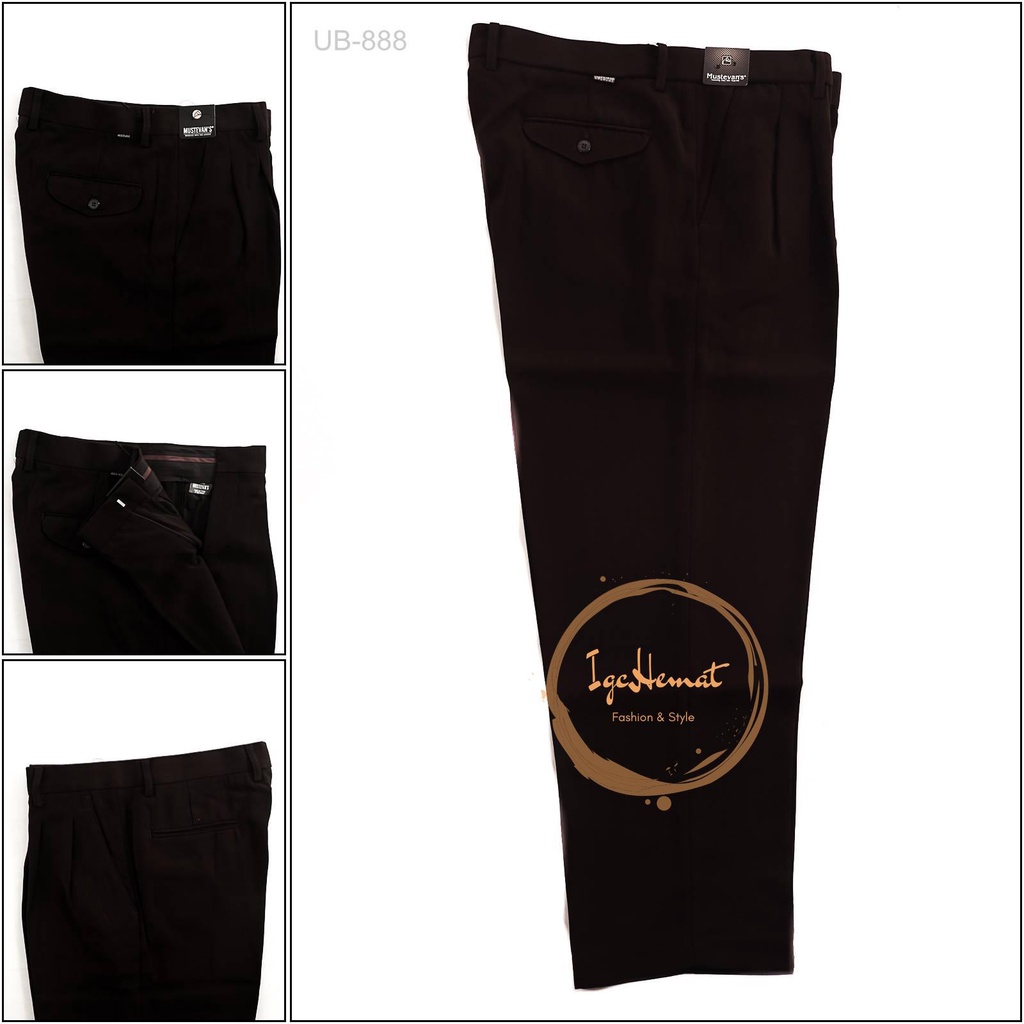 CELANA PANJANG FORMAL LAKI LAKI REGULER MUSTEVAN''S 33-38[UB888]