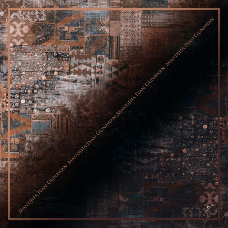 Hijab MANDJHA by Ivan Gunawan Milan Brown Scarf