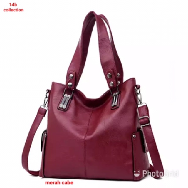 Leather bags tas selempang wanita Kania bags slingbag wanita handbag wanita saku samping tas batam