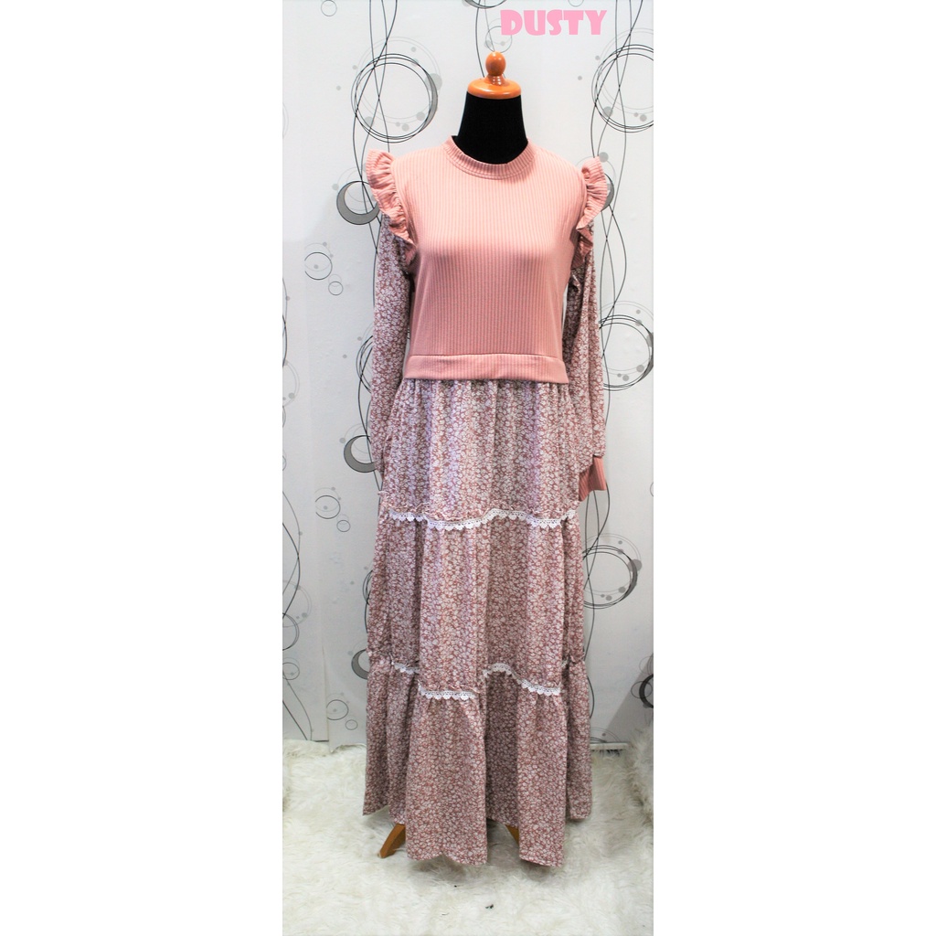 New Ready Gamis EXTU Rompi Kenit Zara Harga murah Stock Terbatas