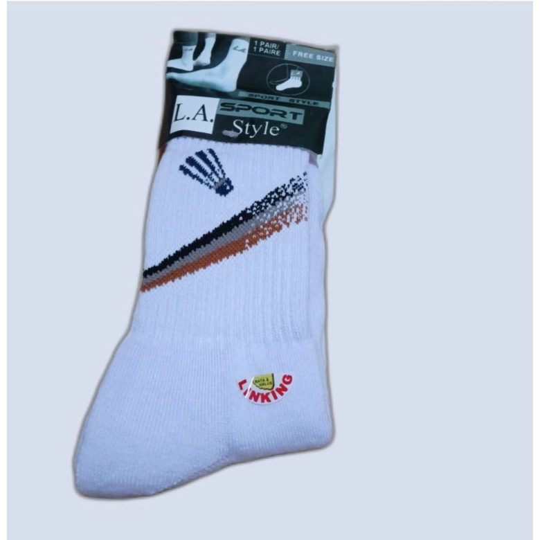 kaos kaki sport tebal badminton LA Sport sebetis