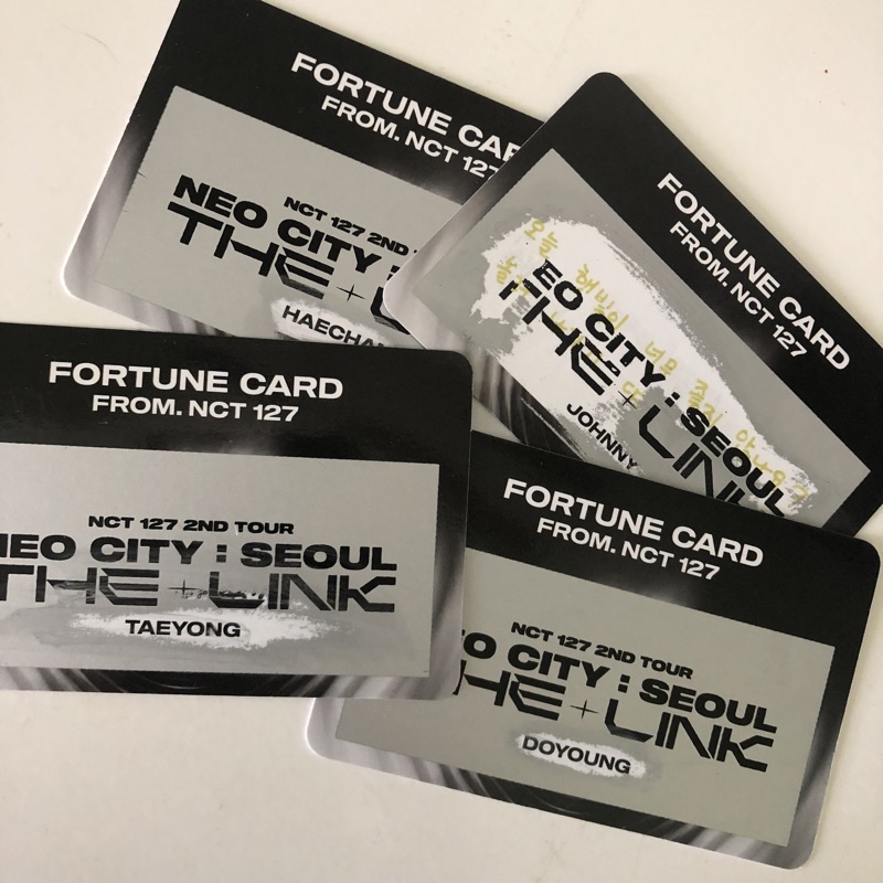 scratch card fortune the link johnny taeyong haechan doyoung