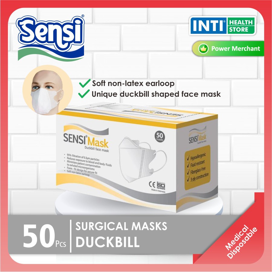 SENSI | Masker Duckbill 3 Ply | Masker Sensi Duckbill | Sensi Mask