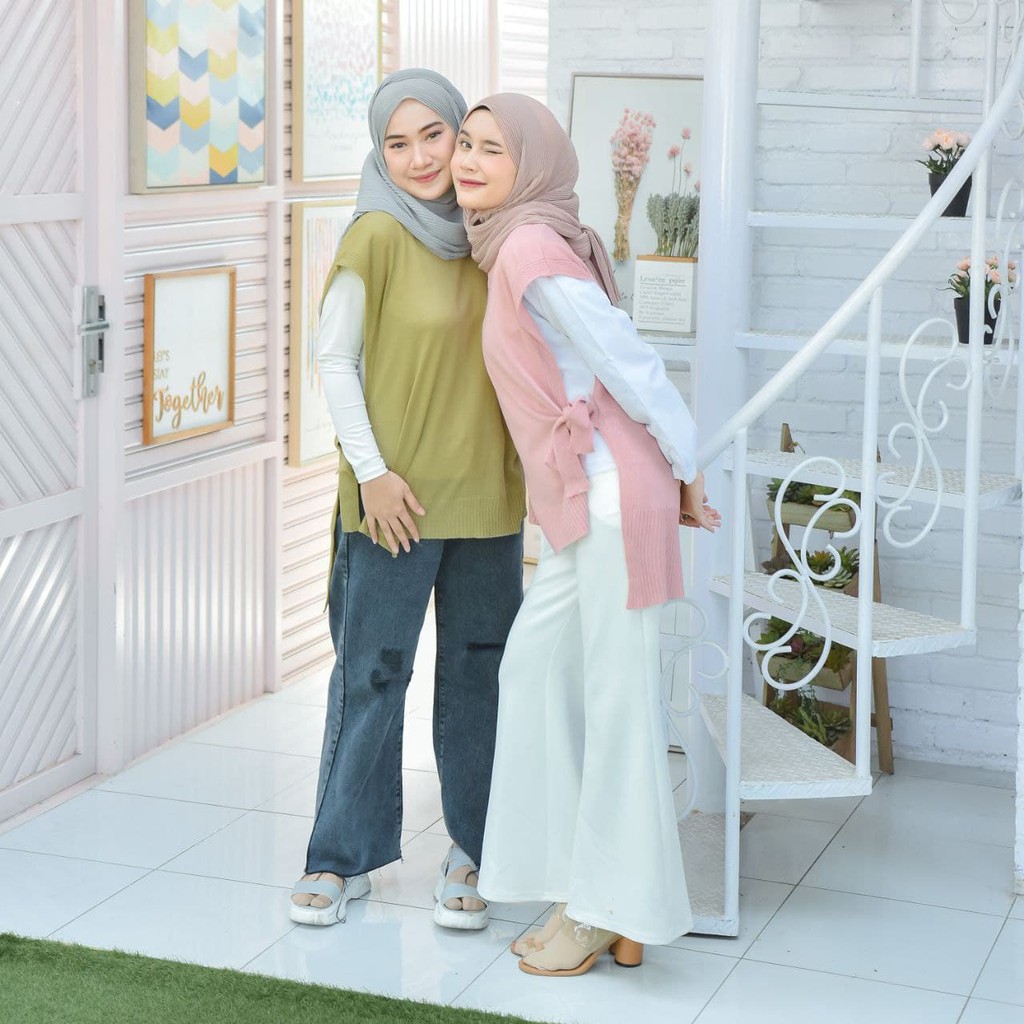 ILLO VEST RAJUT OVERSIZE/ ROMPI RAJUT TALI SAMPING
