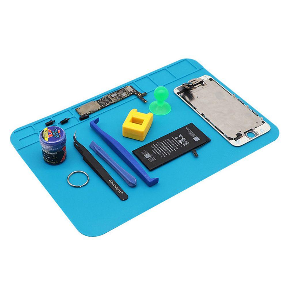 POPULAR Populer Solder Mat Alat Kerja Tahan Suhu Tinggi Soldering Station Pad Desk Mat Platform