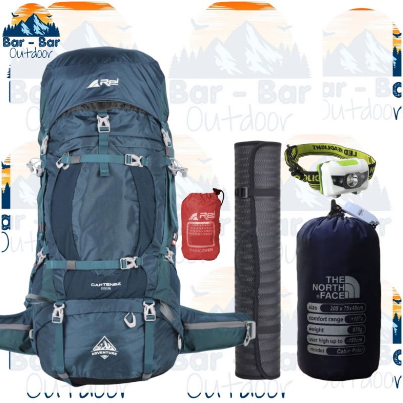 Paket Murah Tas Gunung Tas Outdoor Carrier Arei Rei Cartenz Premium 60L