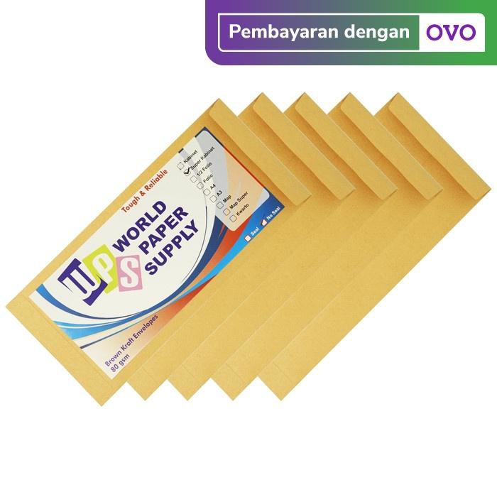 

Amplop Coklat Ukuran Super Kabinet Wps ( 14 X27 Cm ) 80Gsm