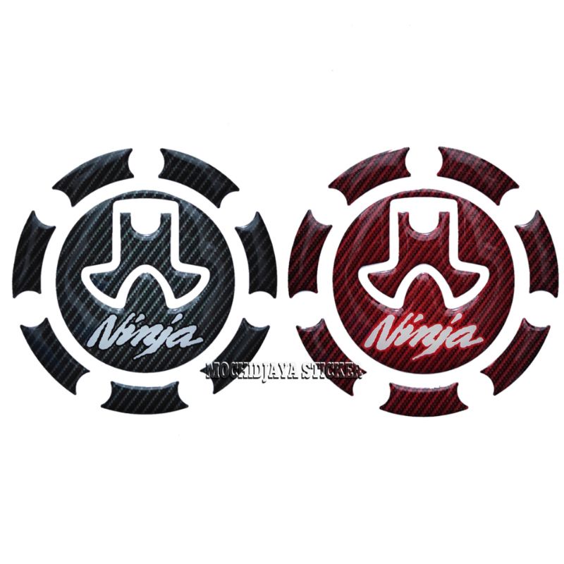 Emblem tutup kunci tanki motor ninja r ninja rr stiker timbul tutup tanki ninja terlaris terbaik