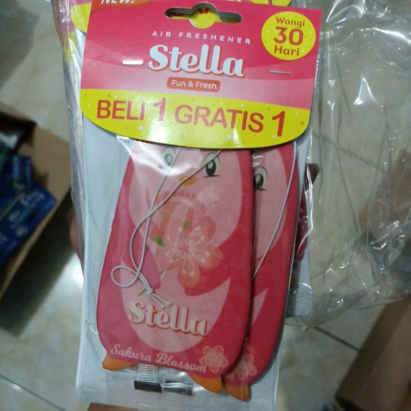 STELLA FUN &amp; FRESH BELI 1 GRATIS 1 parfum mobil karakter/pengharum ruangan