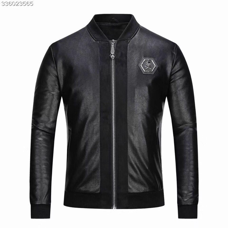 JAKET PRIA KULIT ASLI BRANDED IMPORT PHILIPP PLEIN-01