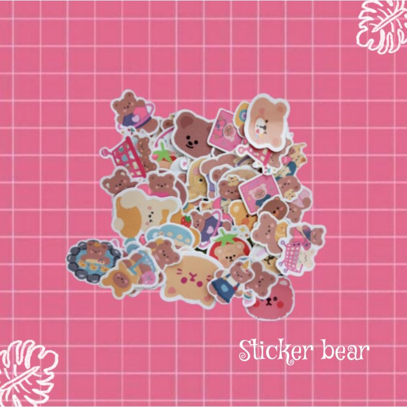 

STICKER AESTHETIC cute bear random satuan Tumblr