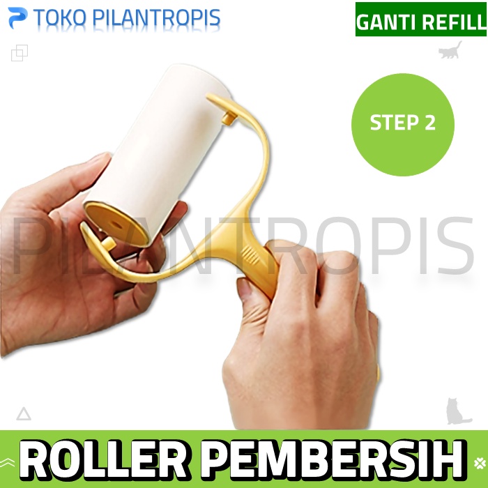 ROL PEMBERSIH BULU KUCING ANJING STICKY ROLL BULU KUCING PET HAIR REMOVAL REMOVER LINT ROLLER