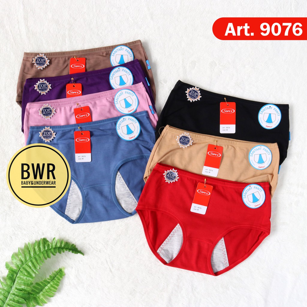 Sanitary Panty Sorex 9076 | Celana Dalam Wanita / Cd Menstruasi 9076