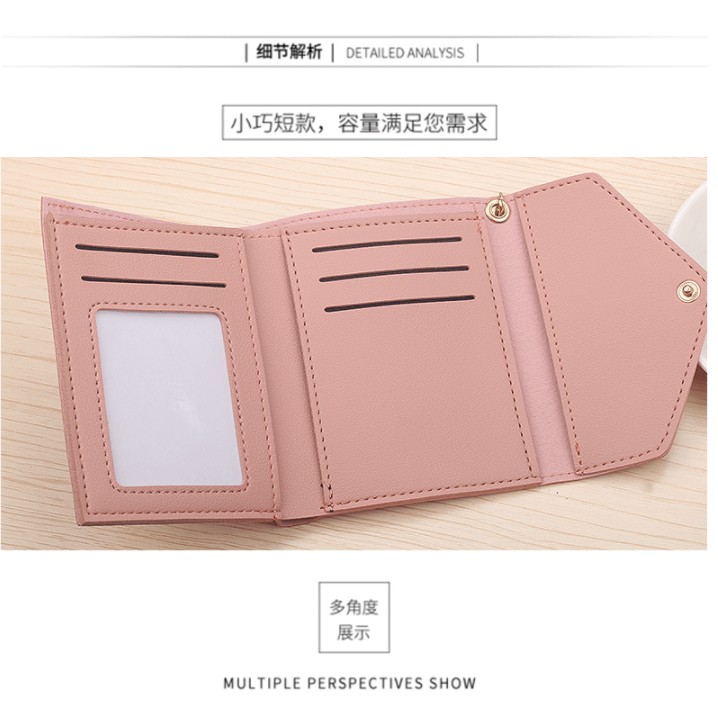 #LC-Wallet WD117 Dompet Lipat Wanita Import