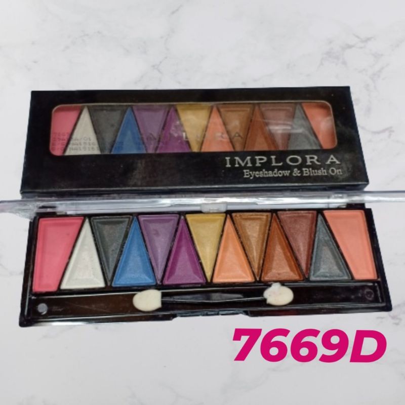 Eyeshadow Implora Dan Blush On [ Depkes ]