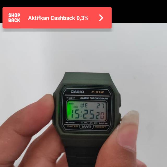 JAM CASIO F-91W original