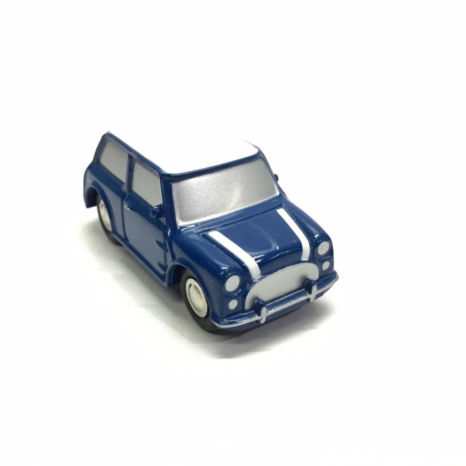 Schuco Piccolo Shell Austin Mini Biru Dealer Box Skala 90