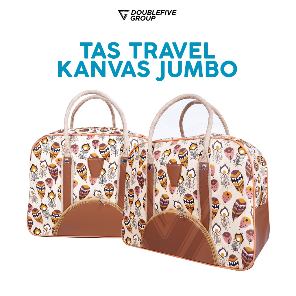 TAS TRAVEL BAG KANVAS MOTIF TERLENGKAP TERMURAH DI JOGJA