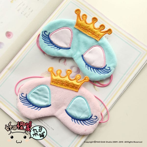 PENUTUP MATA TIDUR / EYE MASK MAHKOTA / TUTUP MATA