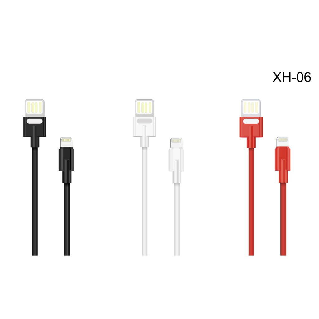 Kabel Data iPhone SinLegoo XH-06 2.4A 100cm High end Fashion Data Cable SINLEGOO XH06 GARANSI
