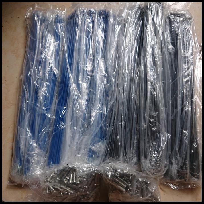 Spokes Ruji Jari Jari Sepeda Ukuran 700C Warna