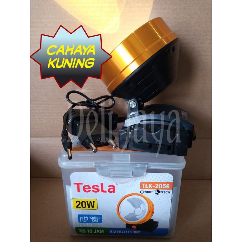 Senter Kepala Tesla 20 watt TLK 2056 Kuning
