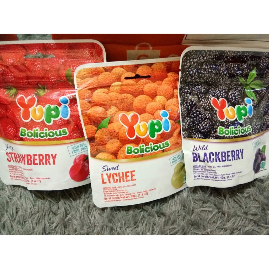 

Yupi Bolicious Pouch - Netto 40 gr