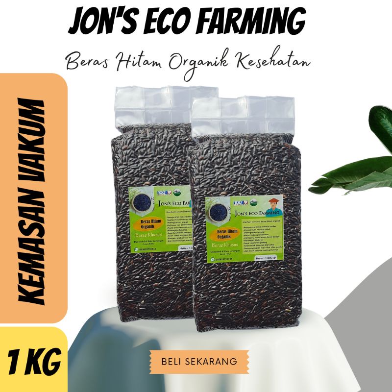 

BERAS HITAM ORGANIK VACCUUM PACKAGING 1kg Jaga Kesehatan