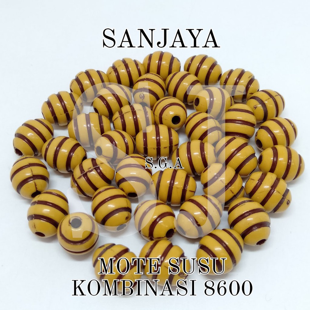 MANIK SUSU / MOTE SUSU / MANIK COKLAT / MANIK OVAL / MANIK COKLAT OVAL / MOTE SUSU KOMB. OVAL 8600 CKT