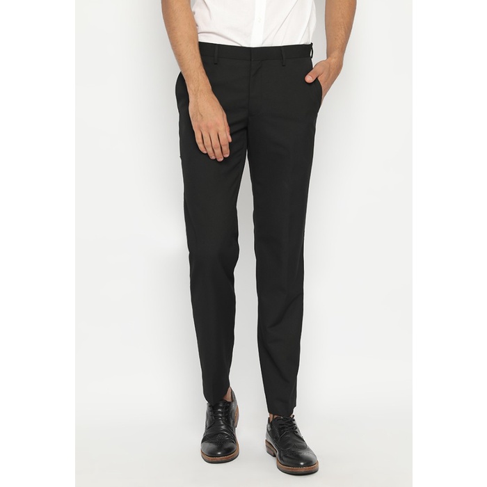 {lathifastore} Jobb Manilo Celana Panjang Pria Slim Fit Hitam - D.BLACK 30 Murah