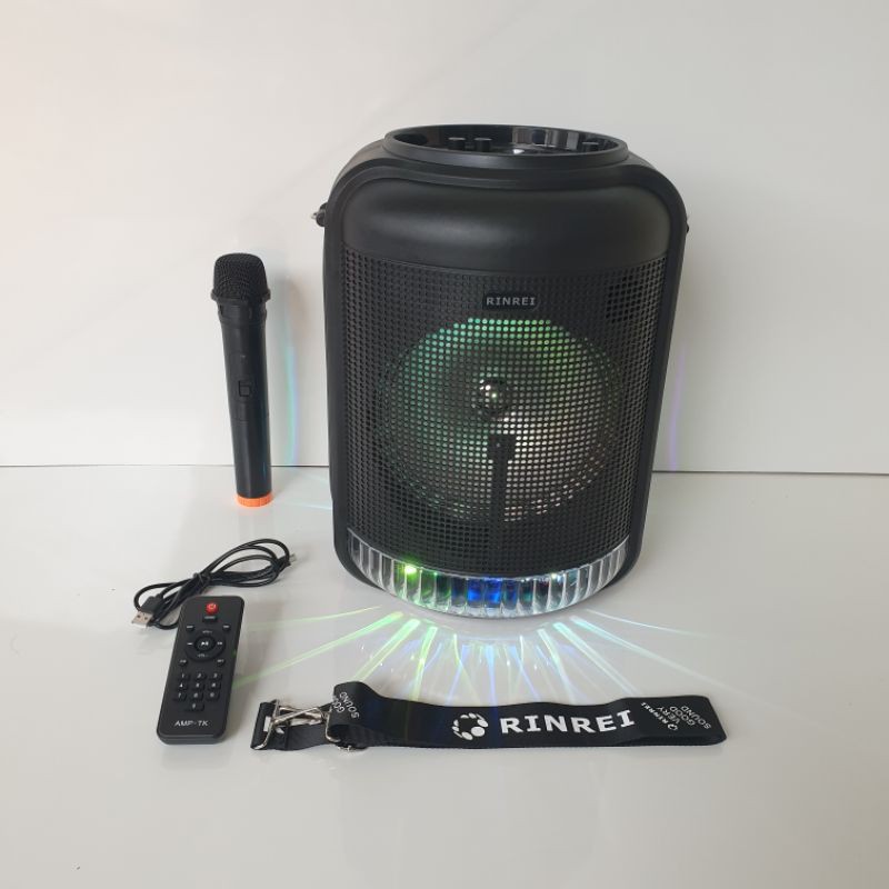 Speaker Portable 8 inch Bonus Mic, Speaker Karaoke Rinrei SR8899R