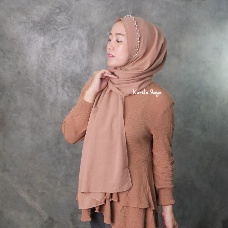 Pashmina Tali Instan Payet Diamond Strech Elastis Premium Pasmina Pesta Bando Swarosky Realpict Original PashminaPesta-4