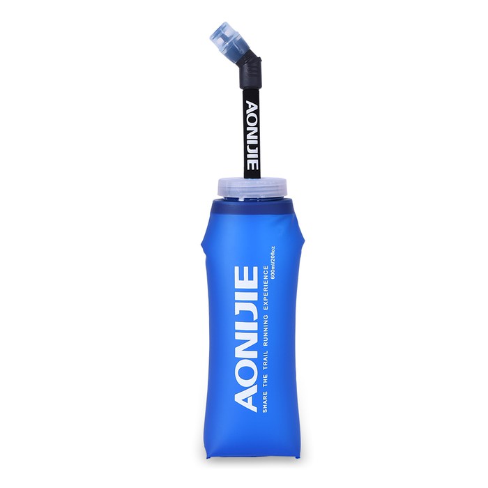 Botol Lipat AONIJIE 350ml Soft Flask Bottle With Long Straw SD13