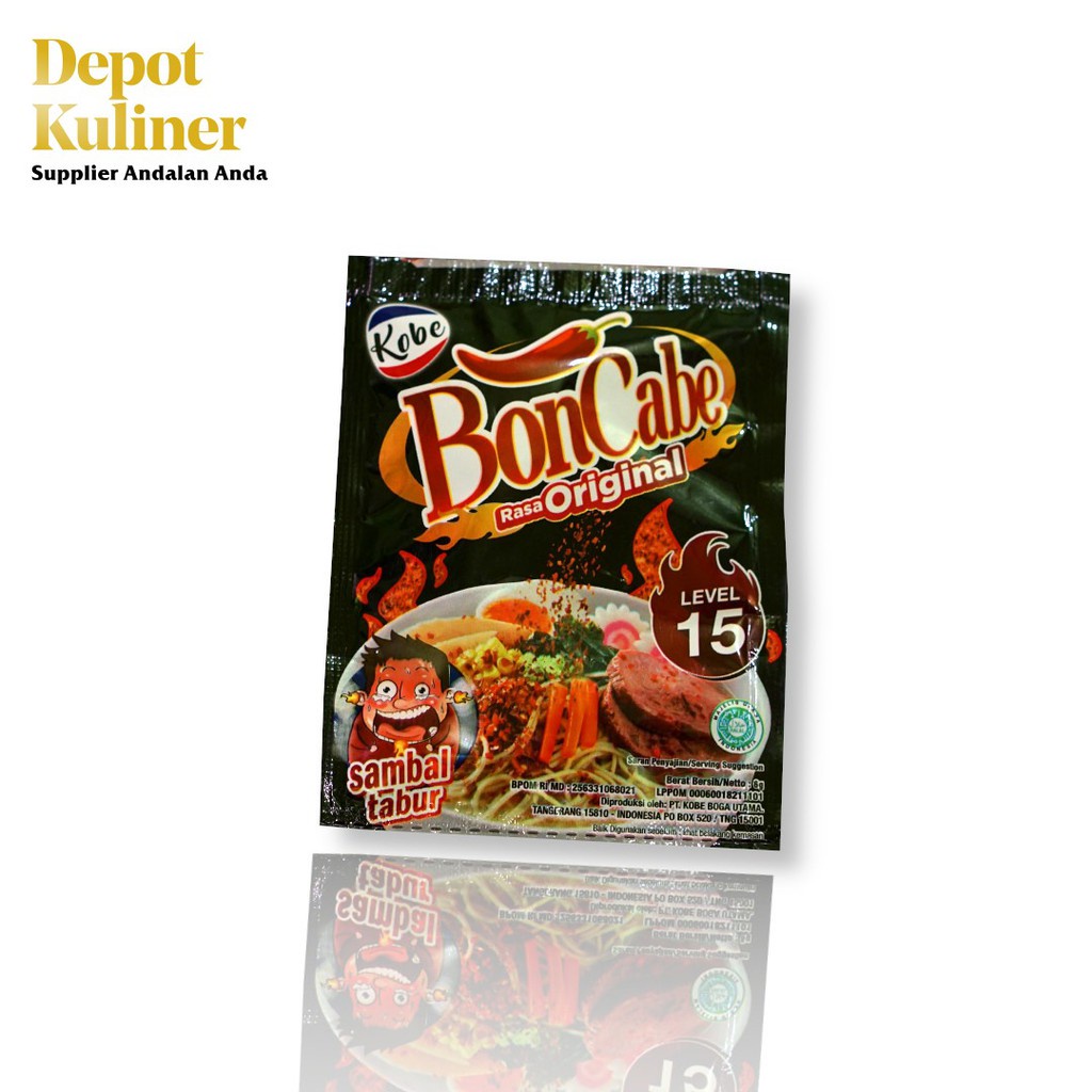 BonCabe Sambal Tabur Lv15 1 sachet Bon Cabe Kobe 5.5g