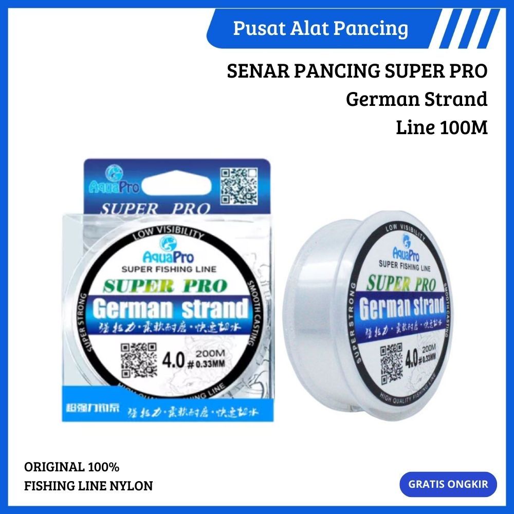 Senar Pancing Tali Pancing Asassin 100% Fluorocarbon Warna Bening Transparan Senar Pancing 100M Pion Technology