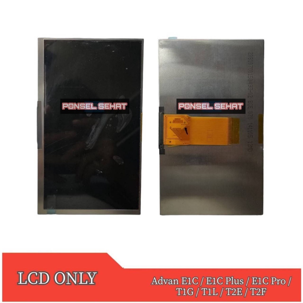 Lcd Only Advan E1C / E1C Plus / E1C Pro / T1G / T1L / T2E / T2F Original