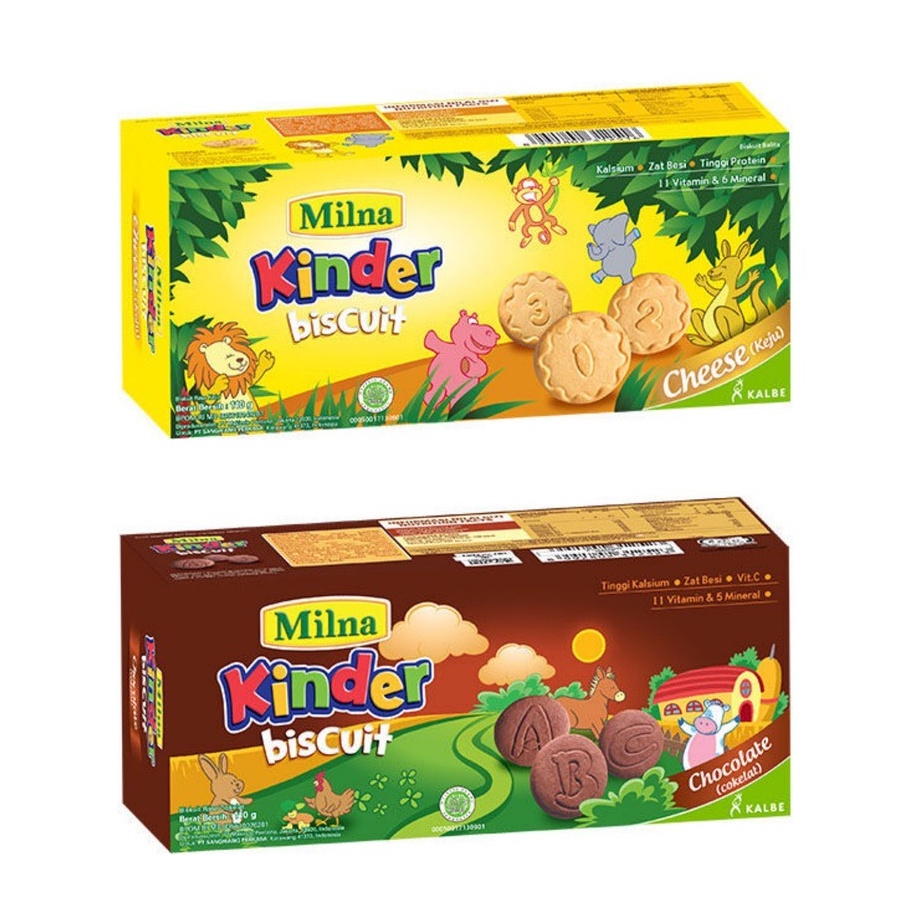 MILNA KINDER BISCUIT 12/ Biskuit Bayi - 110gr / BISKUIT MILNA