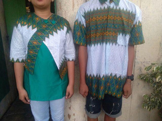 Couple Batik Gene Blouse Dan Kemeja