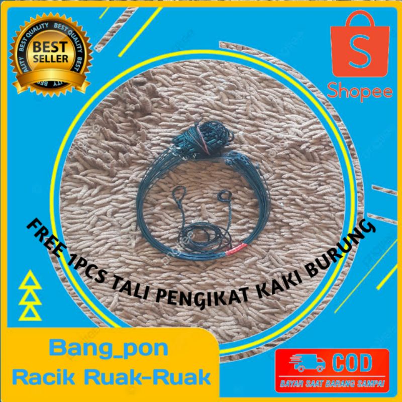 [BISA COD] JERAT,JEBAK,RACIK BURUNG RUWAK RUWAK WAK WAK(BABURAK) RACIK GANTUNGJONTROT..BIRD TRAP BIR