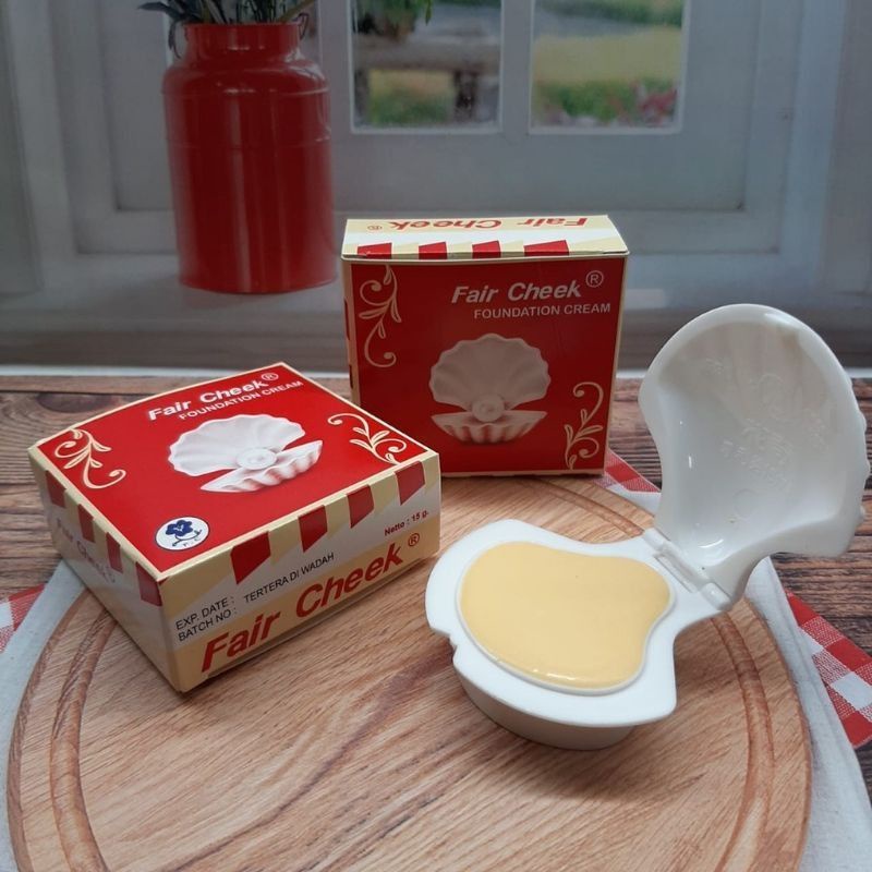 ok_ngeng (ORI) FAIR CHEEK Pearl Cream 15 Gram || Bedak Kelly Kerang (Bisa COD)