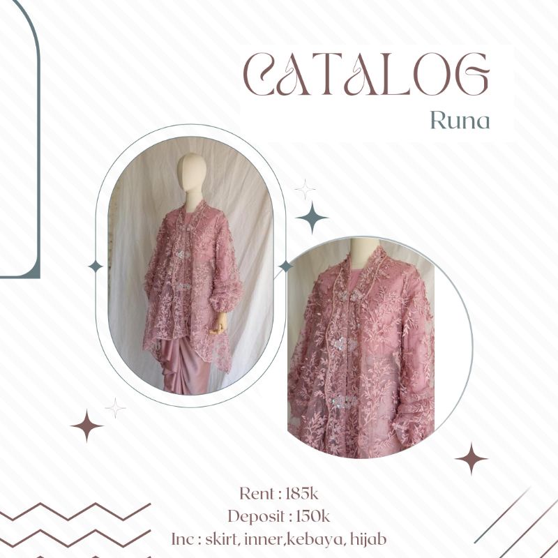 Sewa Kebaya Jaleela.id RUNA ROSE PINK WISUDA GRADUATION LAMARAN ENGAGEMENT