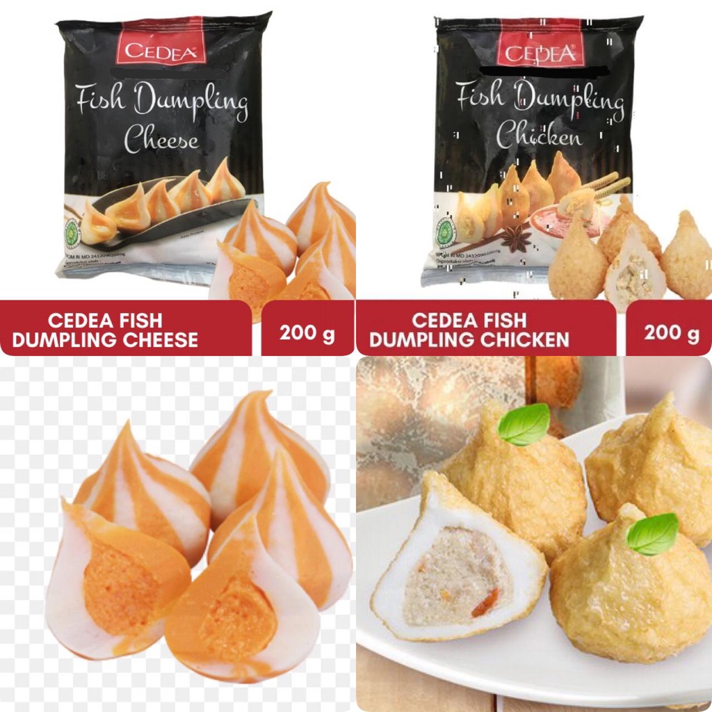 Jual CEDEA FISH DUMPLING CHESEE & CHICKEN 200gr - FREE TERIYAKI SAUCE ...