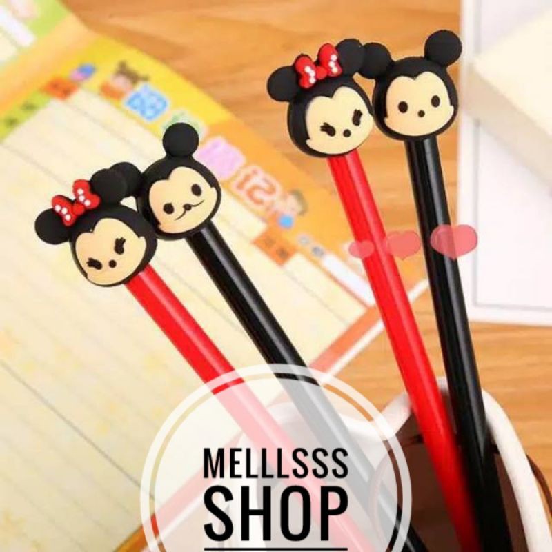 PULPEN GEL KARAKTER MICKEY MINI MOUSE