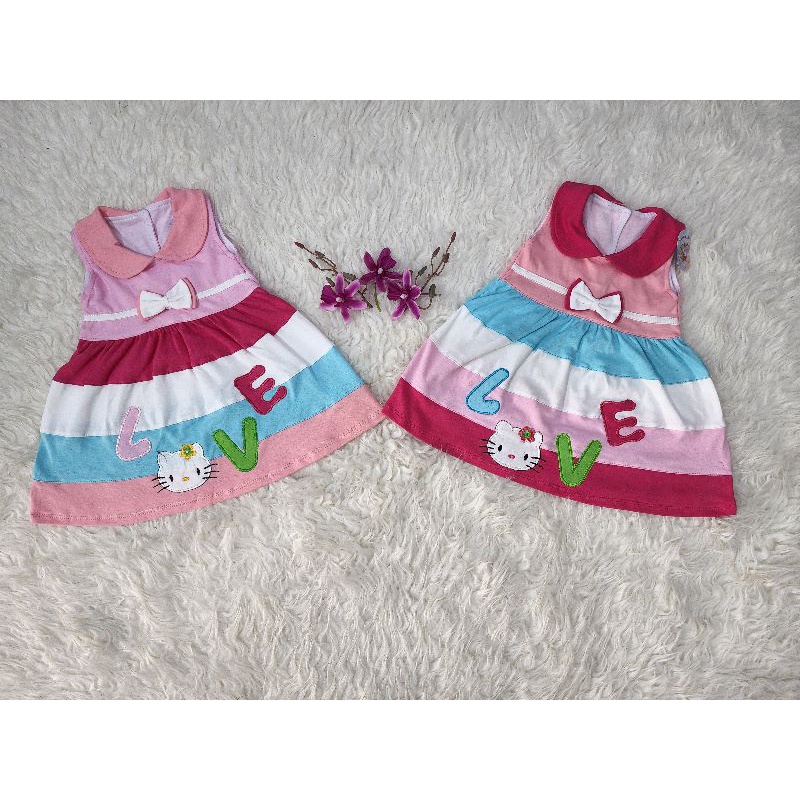 baju bayi perempuan sett dress baby girl