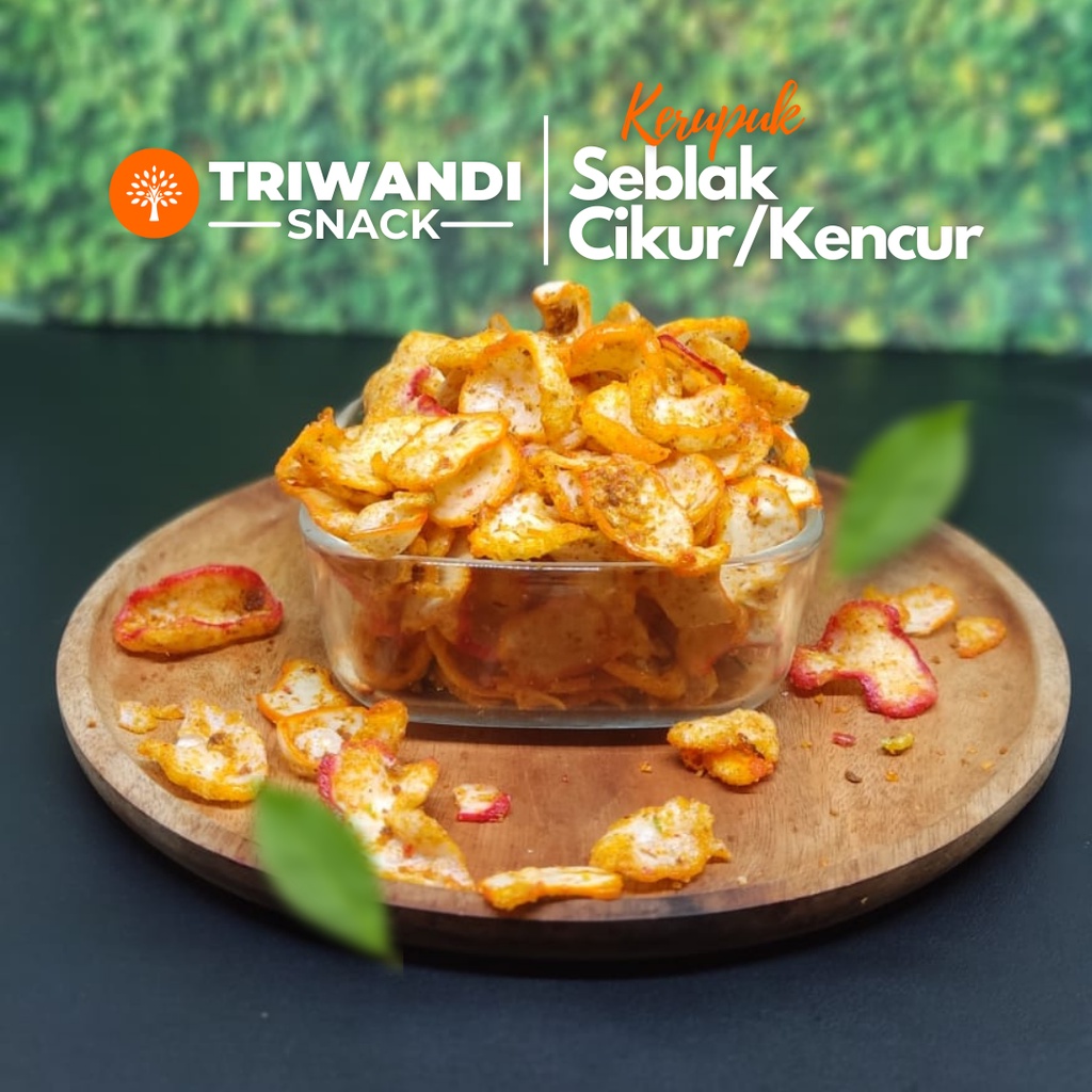 

Keripik seblak cikur kerupuk seblak cikur pedas kemasan 100 - 250 gr TRIWANDI SNACK oleh oleh bandung