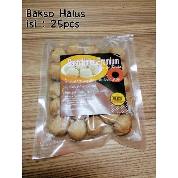 

Bakso kecil Halus Halal Daging Sapi Premium isi 25pcs