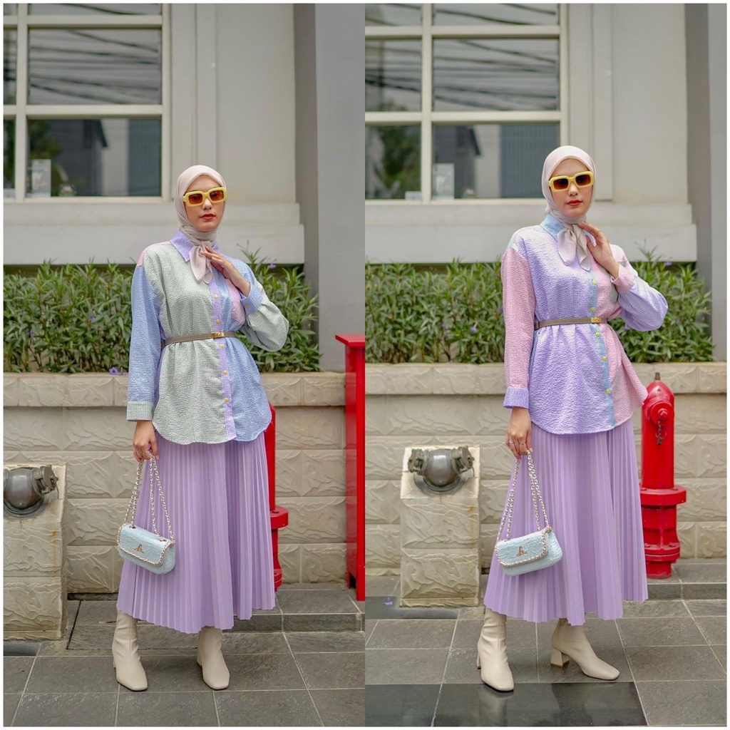 GINGHAM TOP by iymelsayshijab.id