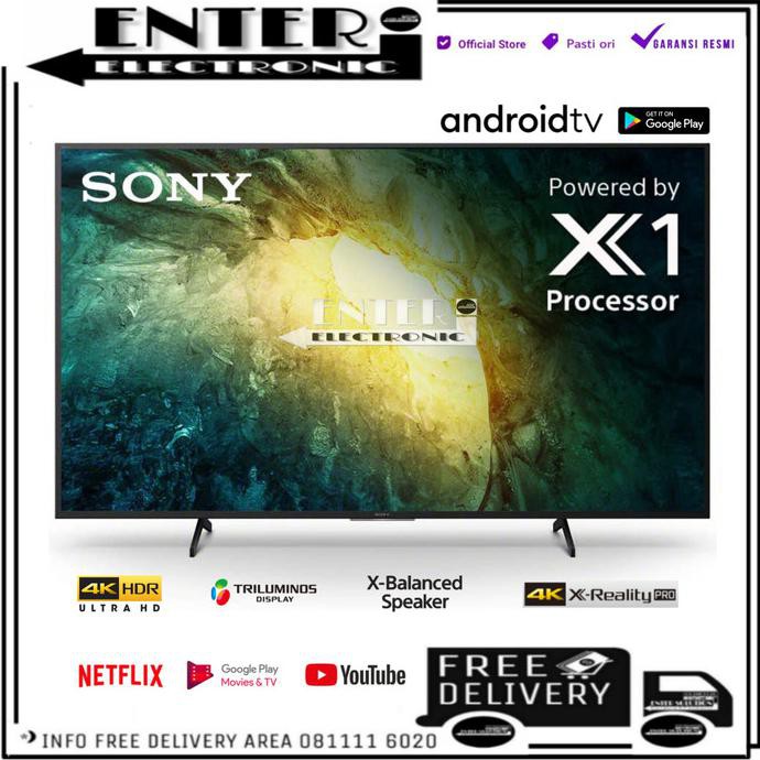 Ready&amp;Siapkirim Sony Kd65X7500H - Smart Tv Led 65 Inch Androidtv 4K 65X7500H Kd65X7500
