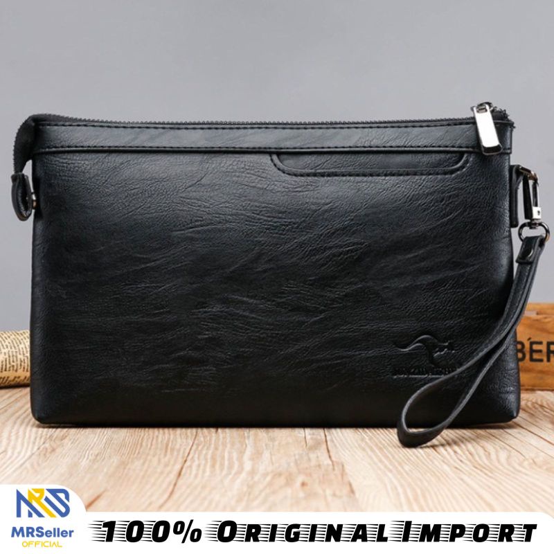 JUNZIDAISHU Dompet Clutch Handbag Pria Wanita Kulit Premium Import 1089