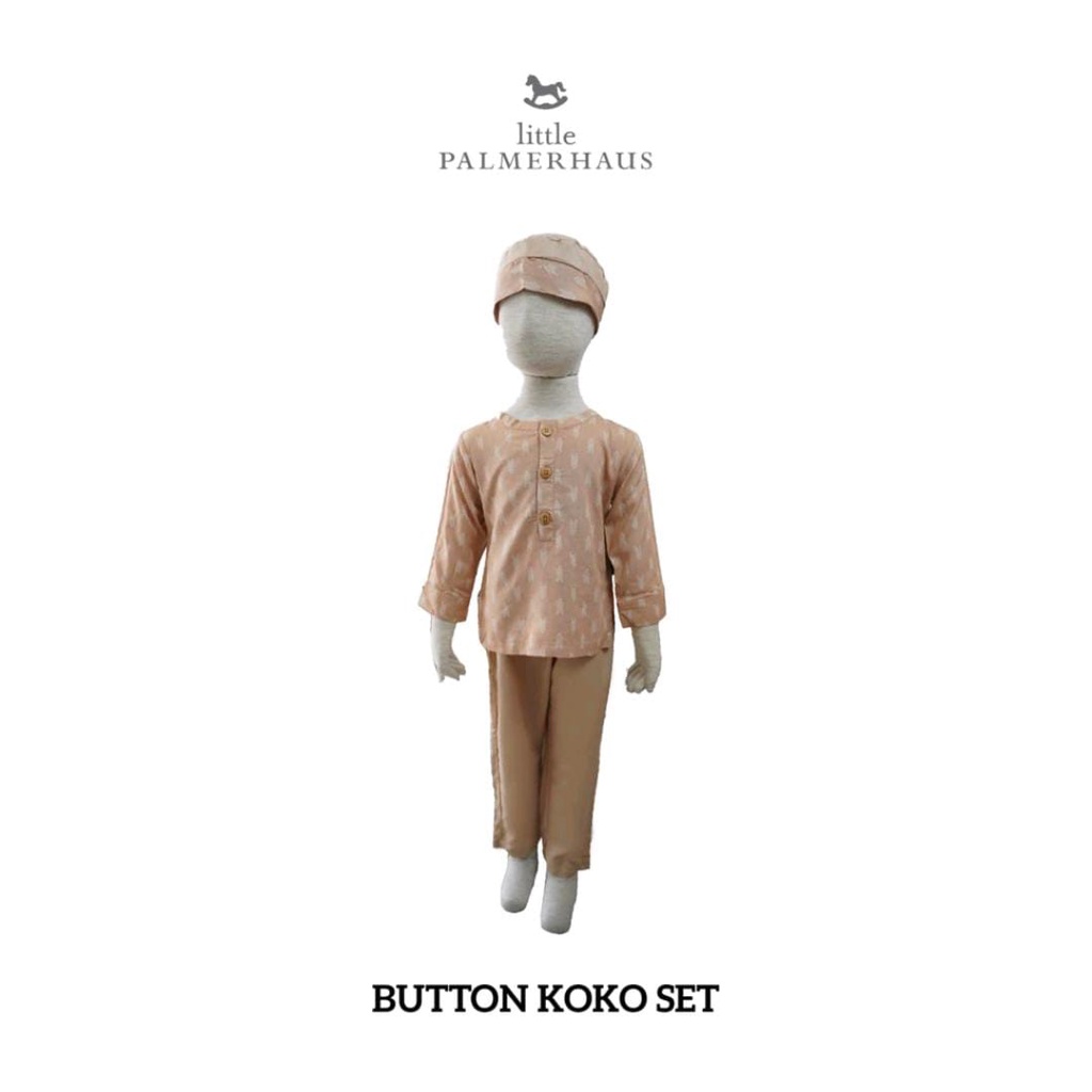 RAYA COLLECTION LITTLE PALMERHAUS BAJU KOKO BUTTON SET / BAJU KOKO